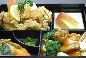 酢豚・鶏唐揚げ弁当