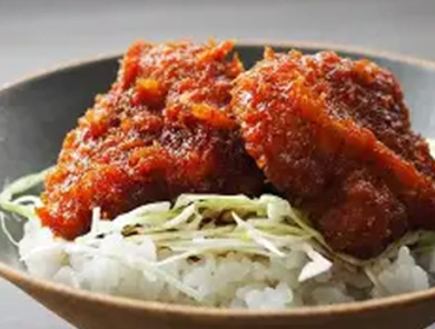 手打ちひれかつ丼